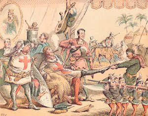 Król Ryszard I w Palestynie, c1884