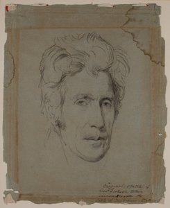 Andrew Jackson, po bitwie o Nowy Orlean, c.1815 (rysunek) autorstwa Thomas Sully