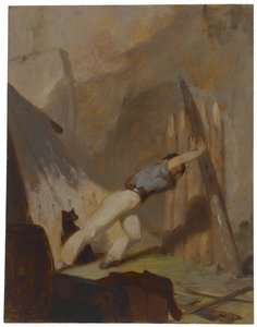 Budowa schronienia, ok.1856 autorstwa Thomas Sully