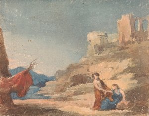 Postacie wśród ruin na wzgórzu autorstwa Thomas Sully