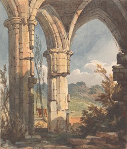 Paisagem olhando através de Archwaypolish em ruínas autorstwa Thomas Sully