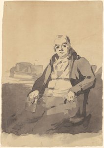 Mężczyzna trzymający książkę [recto] autorstwa Thomas Sully
