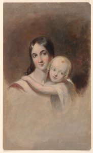 Studium dla „Portret pani James Robb i jej trojga dzieci”, Ogden Museum of Southern Art, Nowy Orlean, LA autorstwa Thomas Sully