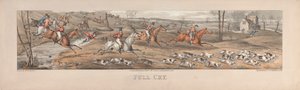 Zestaw czterech: Full Cry. Londyn, pub. przez Thosa. McLeana, 1824