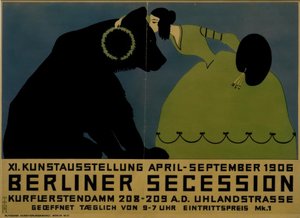 Berlińska secesja 1906 / T. Heine / plakat, 1906