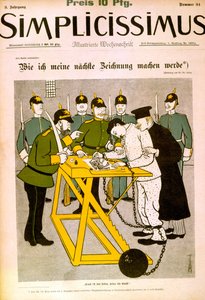Cenzura prasy niemieckiej autorstwa Thomas Theodor Heine