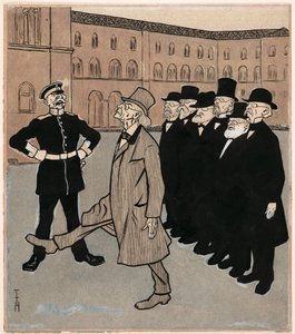 Wolność nauki; Simplicissimus V/5 autorstwa Thomas Theodor Heine