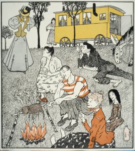 Zjazd. / Och Puzzi, muszę cię tak znaleźć! autorstwa Thomas Theodor Heine