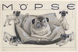 mopsy autorstwa Thomas Theodor Heine