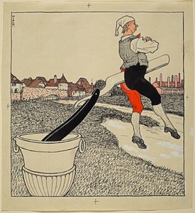 Czyste rozstanie, Simplicissimus XXV/9 autorstwa Thomas Theodor Heine