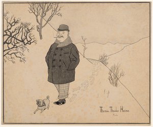 Zimowy spacer autorstwa Thomas Theodor Heine