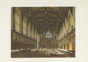 Kościół Hall of Christ, 1814 autorstwa Thomas Tomkins