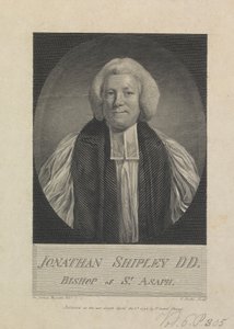 Jonathan Shipley, biskup St. Asaf