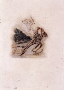„Amorek i kochanek opłakujący śmierć ukochanej osoby”, ok. 1802-c1857.