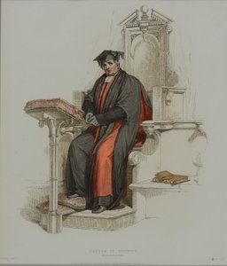 Doctor in Divinity, rycina J. Agar, opublikowana w „History of Oxford” R. Ackermanna, 1814 (rycina ręcznie kolorowana)