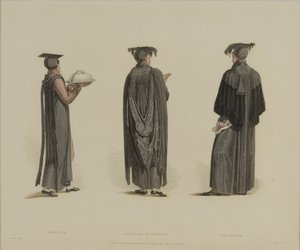 Servitor, Bachelor of Divinity, Collector, rycina J. Agar, opublikowana w „History of Oxford” R. Ackermanna, 1814 (rycina ręcznie kolorowana) autorstwa Thomas Uwins
