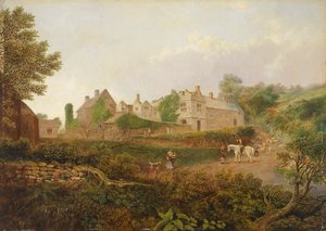 „Wóz, Caerphilly”, 1834-1889 autorstwa Thomas Waters