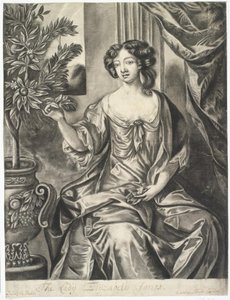 Pani z doniczką kwiatów; Lady Elisabeth Jones według Sir Petera Lely