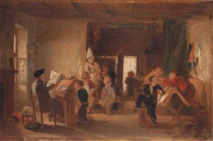 Studium „Sali szkolnej” autorstwa Thomas Webster