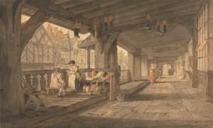 Rzędy, Chester autorstwa Thomas Webster