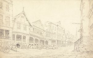 Watergate Street, Chester autorstwa Thomas Webster