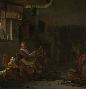 Wieśniaczka Spinning autorstwa Thomas Wijck