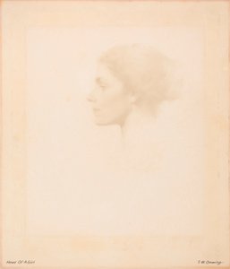 Głowa dziewczyny autorstwa Thomas Wilmer Dewing