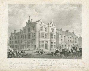 Hanley - District Bank: litografia, nd [?1833] (druk) autorstwa Thomas Witlam Atkinson