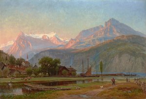 Zatoka Uri, Jezioro Czterech Kantonów 1859 (olej na płótnie)