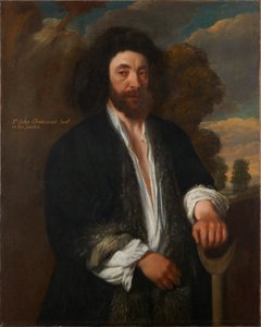 John Tradescant Młodszy jako ogrodnik, XVII wiek autorstwa Thomas de Critz