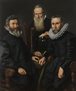 Grupowy portret niezidentyfikowanej rady gubernatorów Grupowy portret niezidentyfikowanego ciała autorstwa Thomas de Keyser