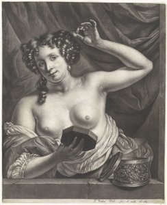 Kobieta w oknie autorstwa Thomas van der Wilt
