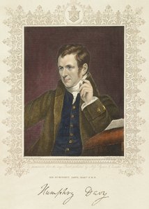 Humphry Davy, brytyjski chemik i wynalazca, 1801 r.