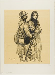 Żołnierz dla Pétaina autorstwa Théophile Alexandre Pierre Steinlen