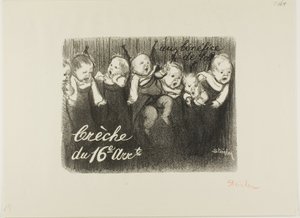 Na rzecz żłobka 16th Arrondissement autorstwa Théophile Alexandre Pierre Steinlen