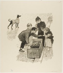Wysokie społeczeństwo! autorstwa Théophile Alexandre Pierre Steinlen