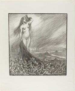 Hołd dla Zoli autorstwa Théophile Alexandre Pierre Steinlen