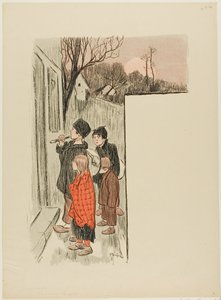 Les Petiots autorstwa Théophile Alexandre Pierre Steinlen