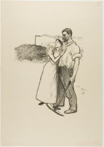 Ostatnie schronienie wolności autorstwa Théophile Alexandre Pierre Steinlen