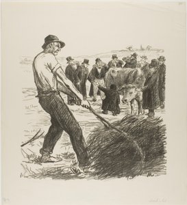 Krowa mleczna autorstwa Théophile Alexandre Pierre Steinlen