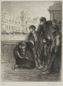 Nieszczęście i splendor autorstwa Théophile Alexandre Pierre Steinlen