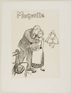 Muguette autorstwa Théophile Alexandre Pierre Steinlen