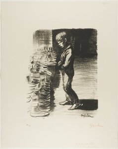 Na temat butów autorstwa Théophile Alexandre Pierre Steinlen