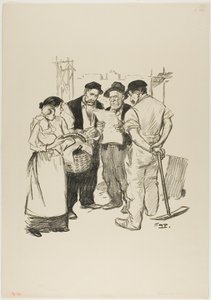Powrót do przeszłości autorstwa Théophile Alexandre Pierre Steinlen