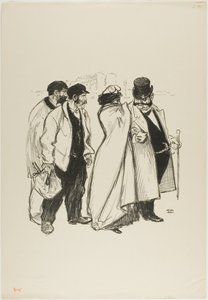 Wypadła fatalnie! autorstwa Théophile Alexandre Pierre Steinlen