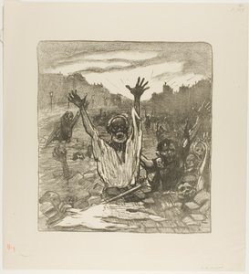 Krzyk ulicy! autorstwa Théophile Alexandre Pierre Steinlen