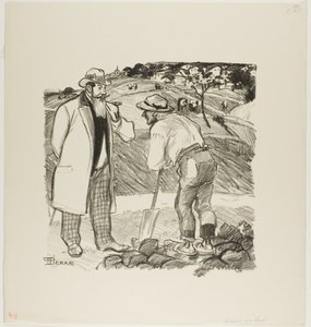 Inspektor terenowy autorstwa Théophile Alexandre Pierre Steinlen