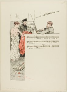 Mały model autorstwa Théophile Alexandre Pierre Steinlen