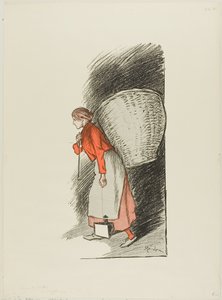 Zbieracz szmat autorstwa Théophile Alexandre Pierre Steinlen