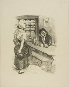Powrót marynarza autorstwa Théophile Alexandre Pierre Steinlen